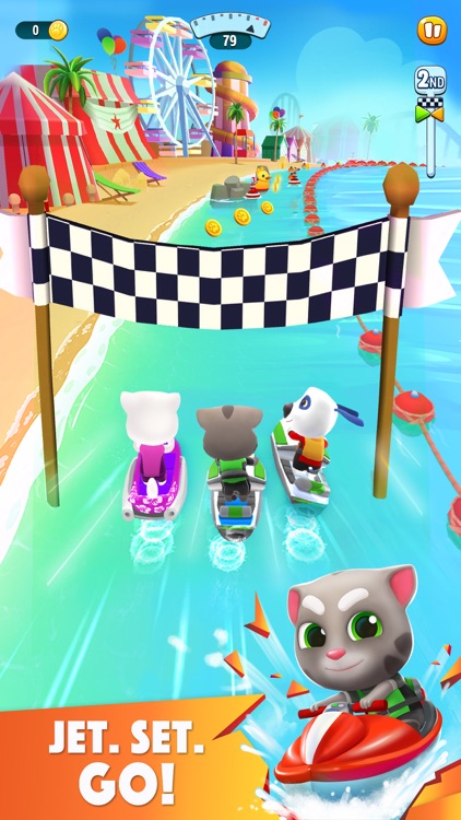 Talking Tom Jetski 2 screenshot-0