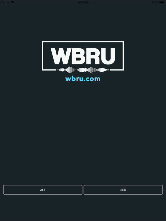 WBRU iPad screenshot 1 - Music app