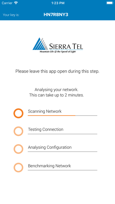 Sierra Tel Support Screenshot