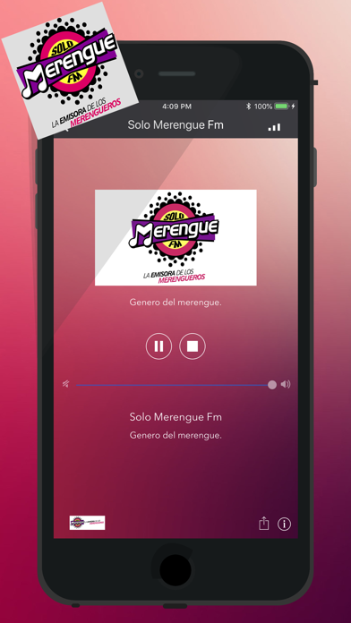 Screenshot #1 pour Solo Merengue Fm