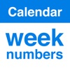 Icon Week Numbers - Calendar Weeks