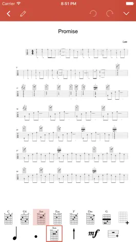 Game screenshot Guitar Notation - Tabs&Chords apk