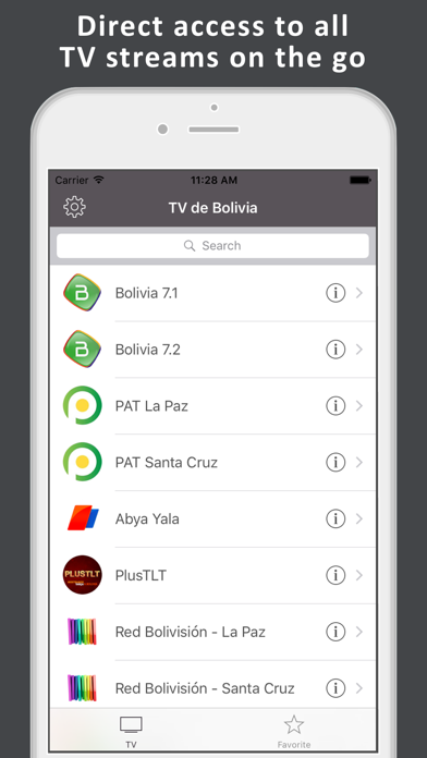 Screenshot #1 pour TV de Bolivia: TV boliviana HD
