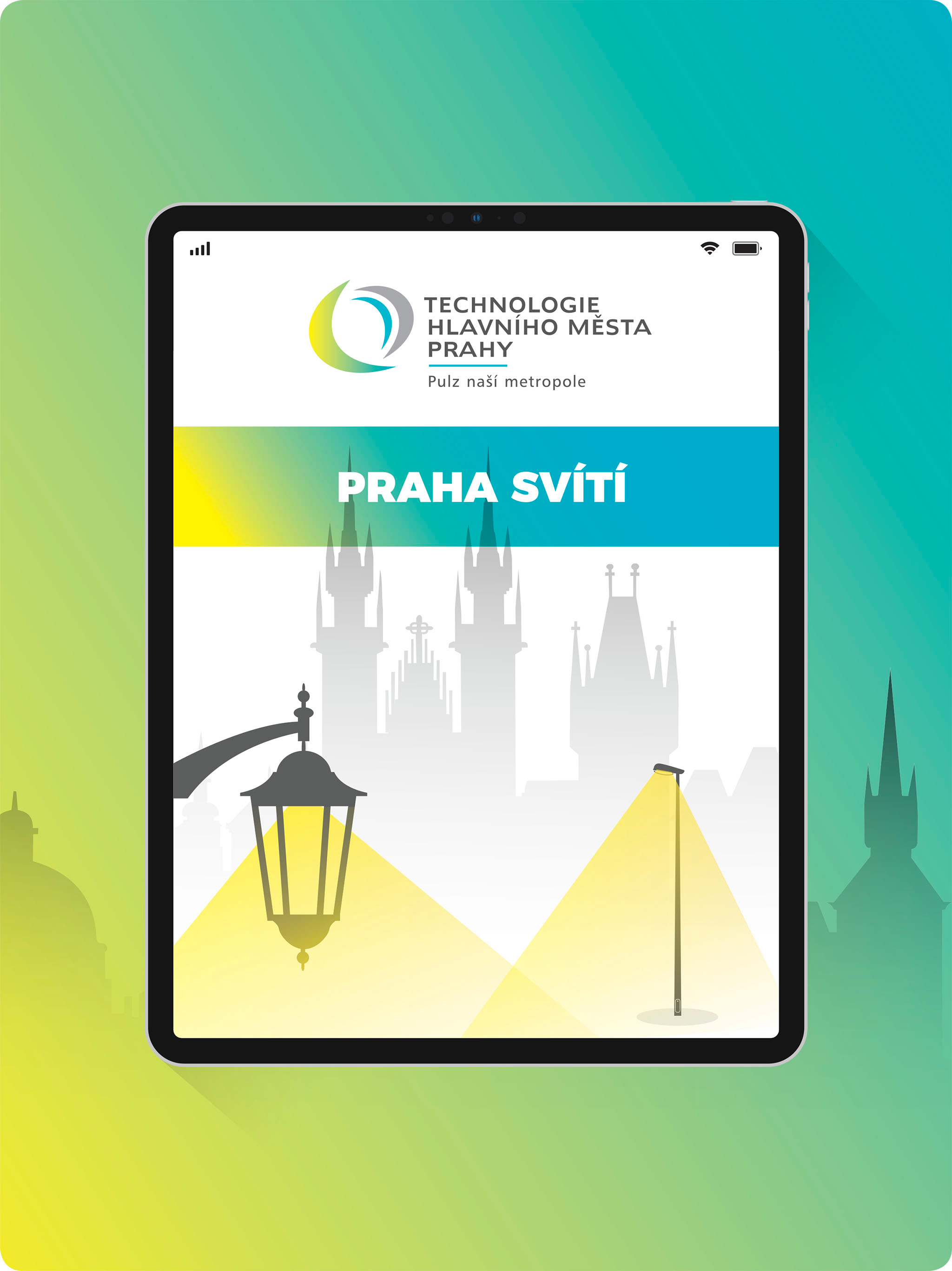 Praha svítí