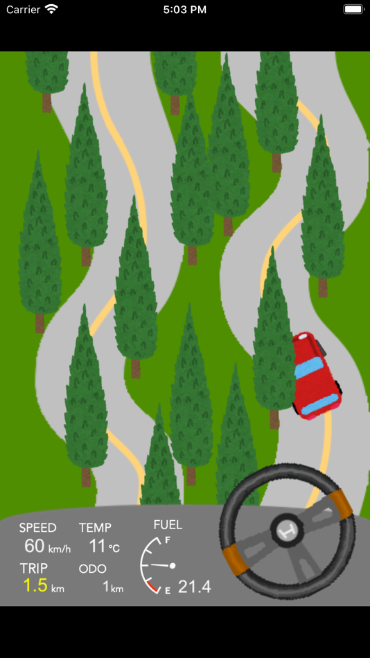 #3. Happy Drive (iOS) 由: Kazuo Hirata