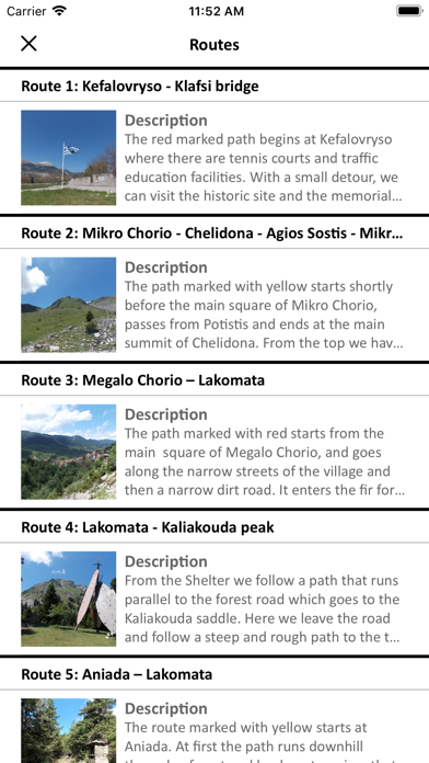 Region of Central Greece Maps iPhone screenshot