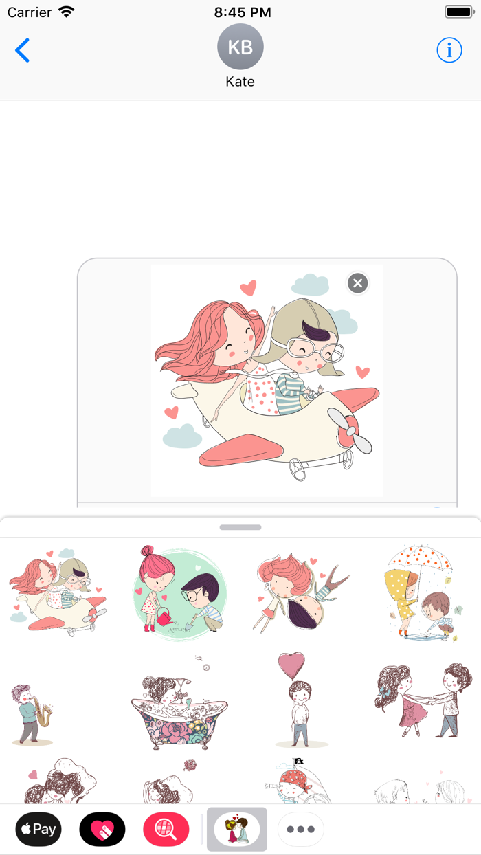 copain and copin  Love life