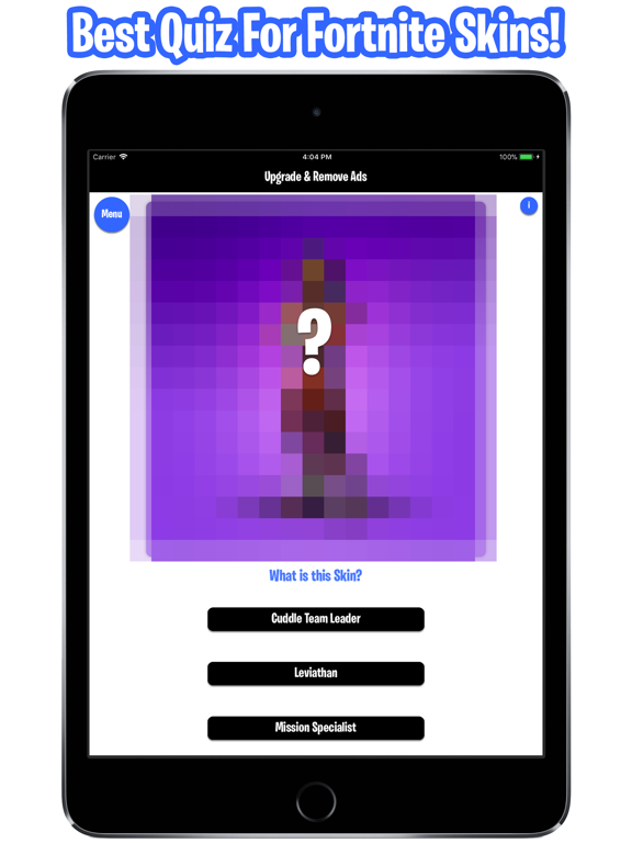Screenshot #4 pour Quiz For Fortnite Skins