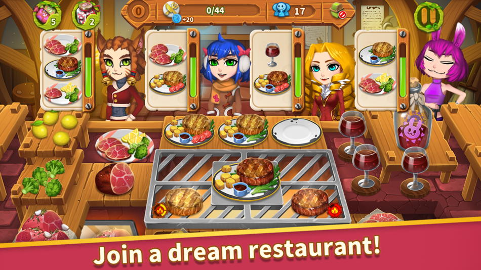 #2. Cooking Witch2 (iOS) By: Ghost Rabbit Co., Ltd.