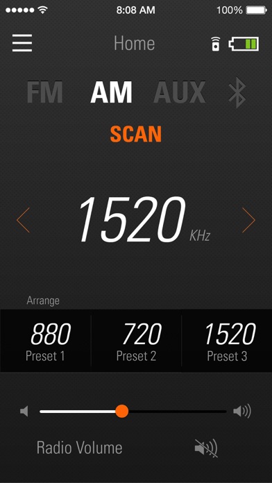 RIDGID Radio Screenshot
