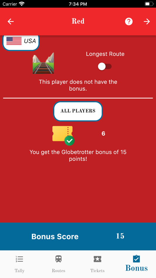 #5. Time To Count: Ticket To Ride (iOS) Podle: Daniele Folatelli