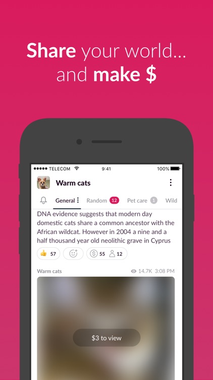 Salut - monetize your content