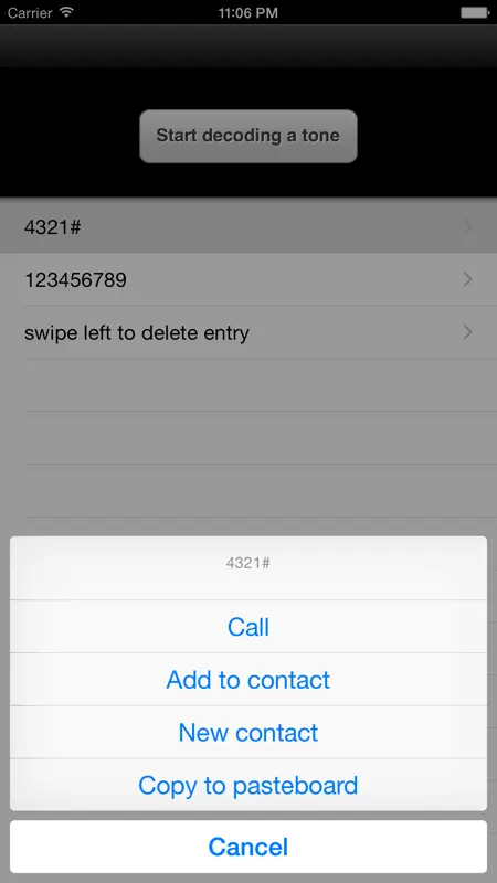 DTMFdec screenshot 2 of 2