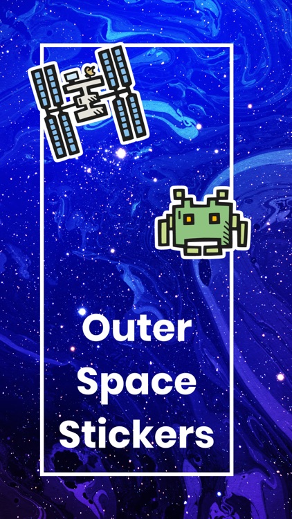 Outer Space Stickers Pro