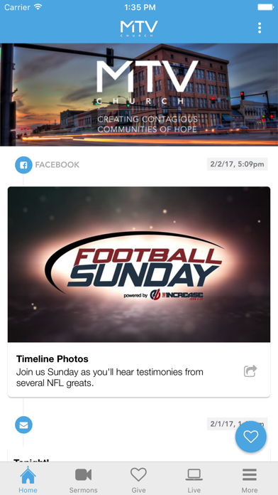 Screenshot #2 pour MTV Church App