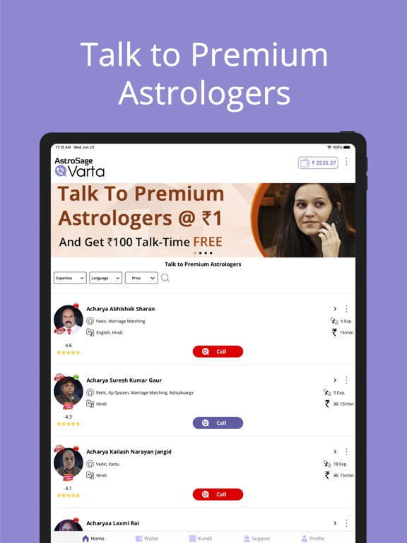 Screenshot #4 pour Kundli: Astrologer Chat & Call