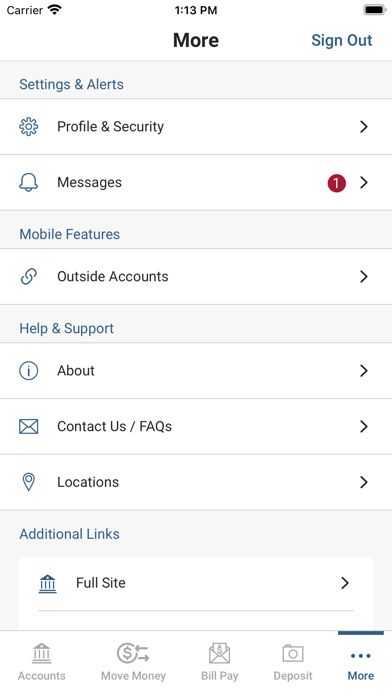 Home Federal Bank of Tennessee Screenshot