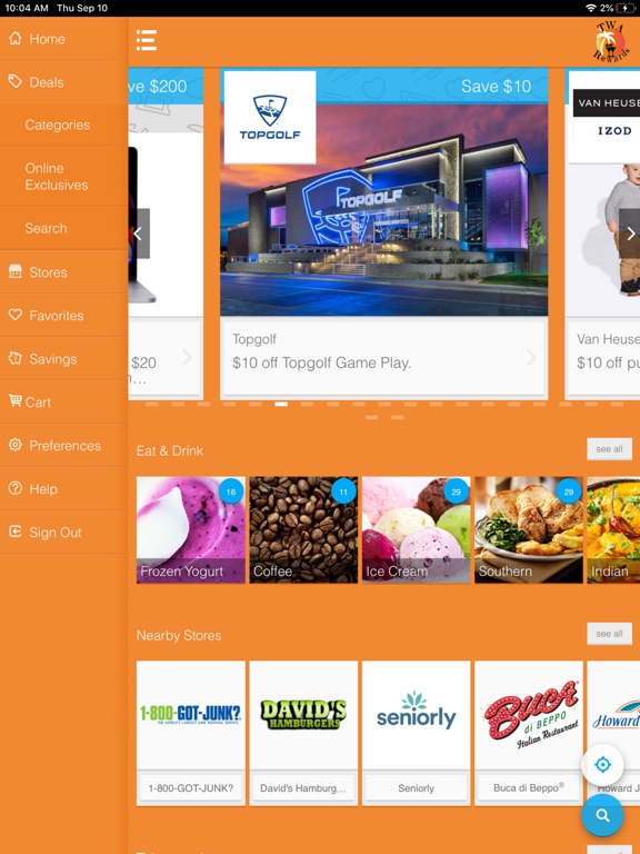 TWA Holidays iPad screenshot 6 - Shopping app