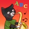 Learn about music instruments and letters in a fun and interactive game
