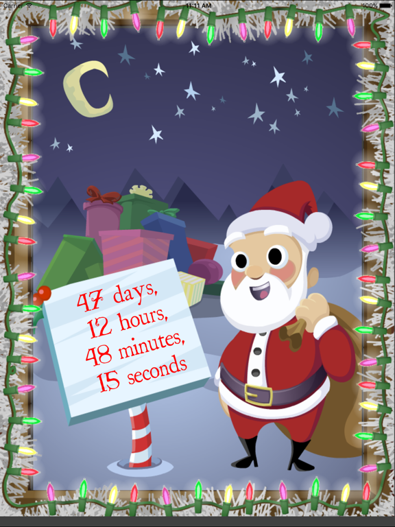 Sleeps To Christmas 2 iPad screenshot 1 - Entertainment app