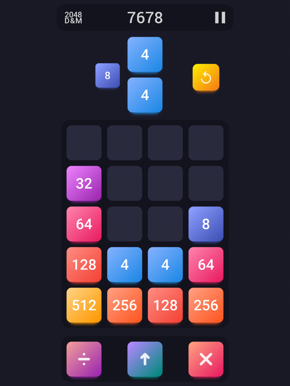 2048: Drop And Merge iPad screenshot 3 - Games app