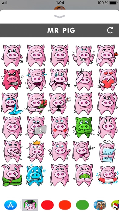 Pig, Mr. Pig - stickers 2022 screenshot 3