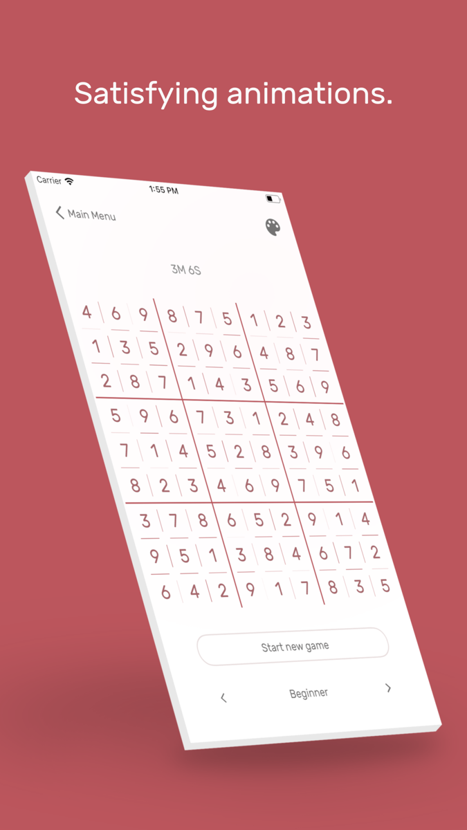 Sudoku - The Clean One official gameplay screenshot 4