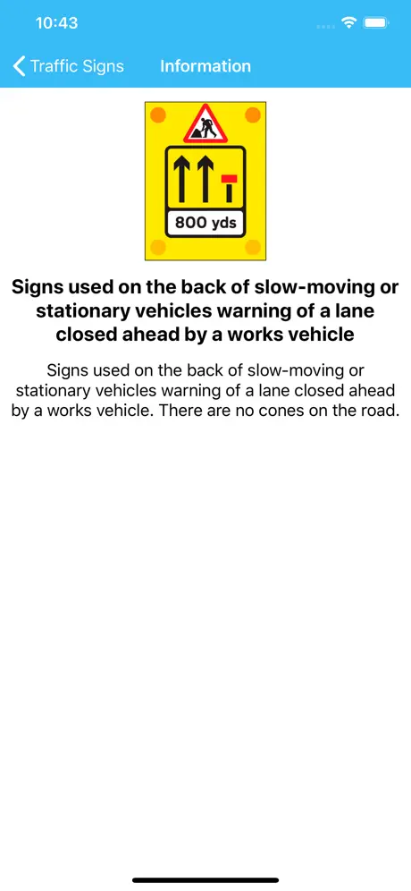 UK Road Signs: Test and Theory
