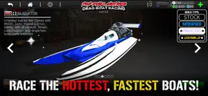 Drag Boat Speed Racing Game 3D screenshot #5 for iPhone