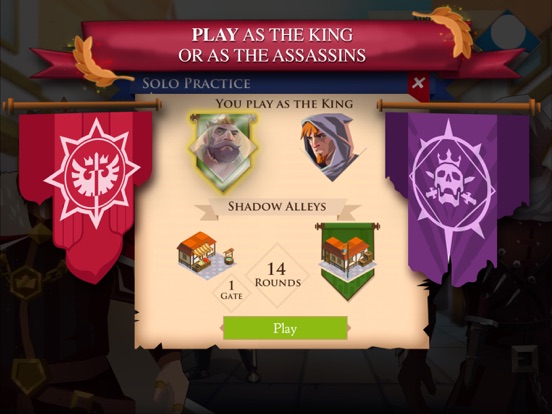 King and Assassins iPad app afbeelding 3