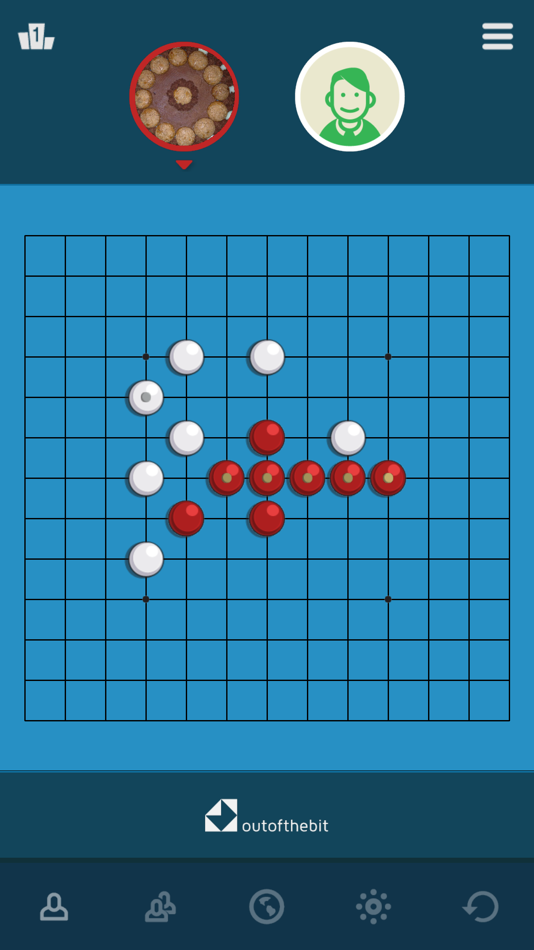 #9. Five In a Row - Gomoku (iOS) โดย: OutOfTheBit Ltd