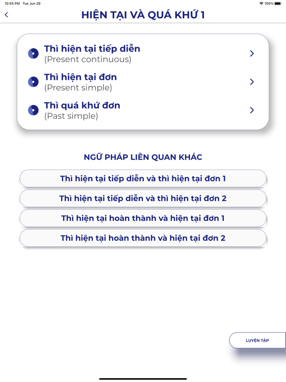 Screenshot #5 pour PORO - GRAMMAIRE ANGLAISE