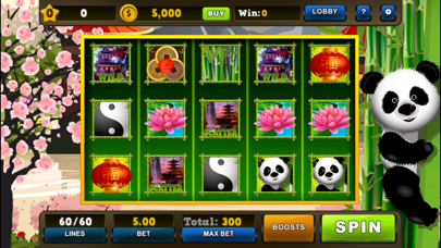 Lucky Panda Slots Casino Games Screenshot