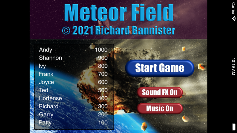 #2. Meteor Field (macOS) Podle: Richard Bannister