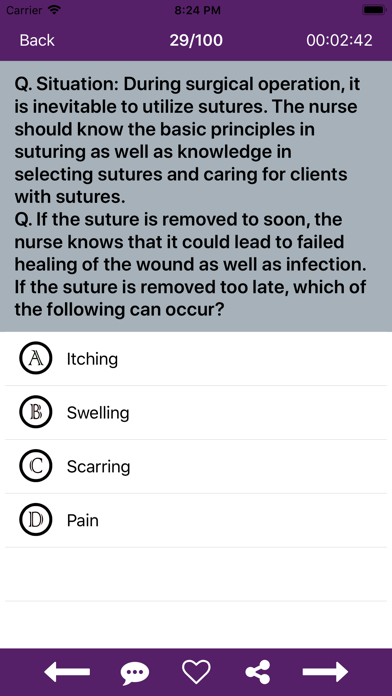 Nursing Quiz 10000+ Questions iPhone screenshot 5 - Education app