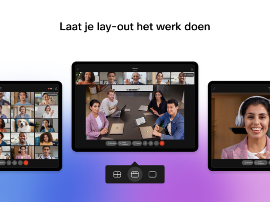 Webex iPad app afbeelding 5