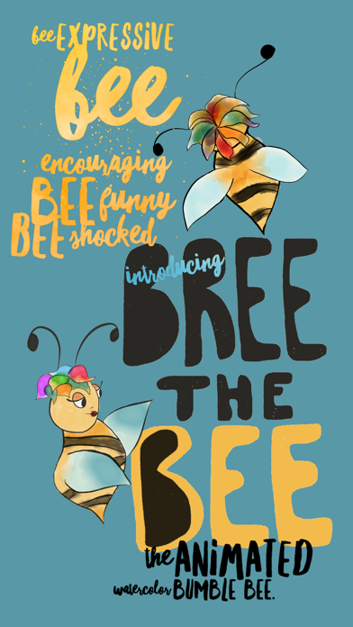 Screenshot #1 pour Bree the Bee Sticker Pack