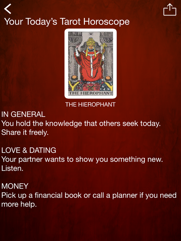 Screenshot #3 for Tarot Card Reading Daily