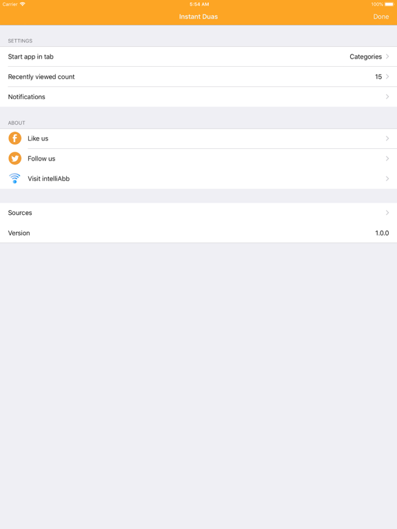 Instant Duas iPad screenshot 5 - Reference app