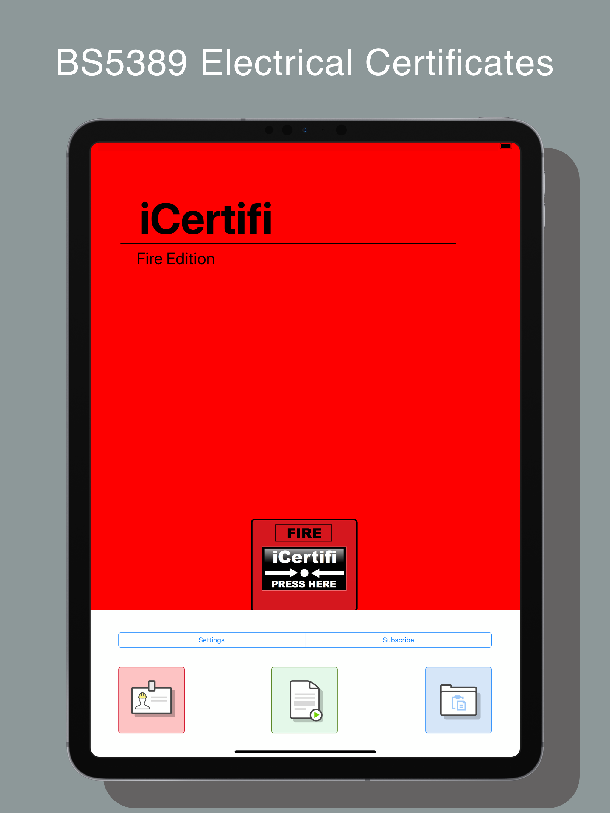 iCertifi Fire Edition