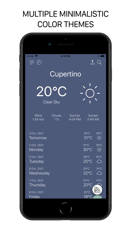 Minimalistic Weather App screenshot-4