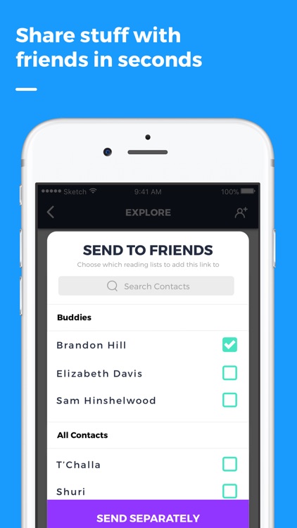 Stashe - Shared Reading List