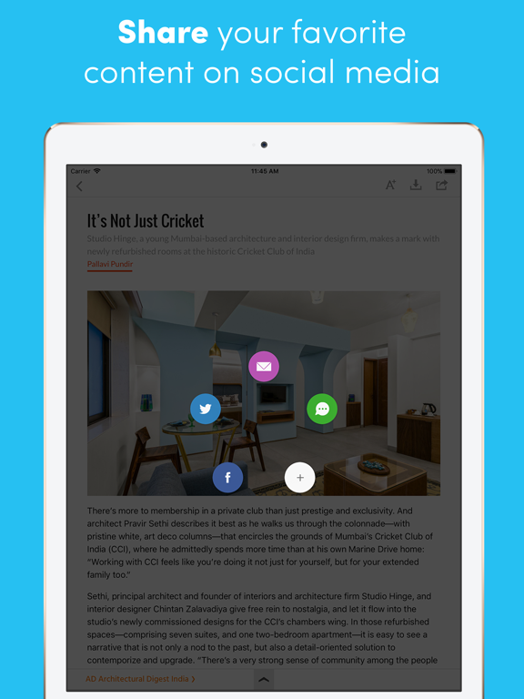 Screenshot #5 for AD Architectural Digest India