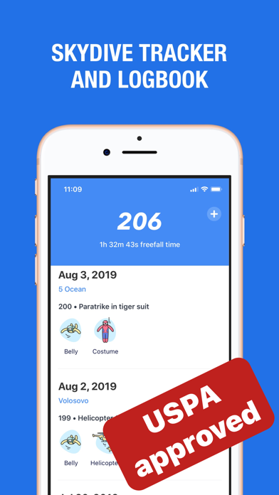 Screenshot #1 pour Skyduck – Skydiving Tracker