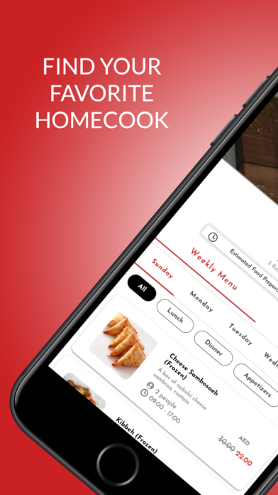 TOM: Fresh Home Made Food App Screenshot