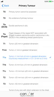 breast cancer staging tnm 8 iphone capturas de pantalla 4