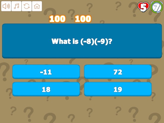 Screenshot #6 pour Grade 6 Math Trivia