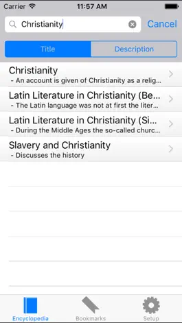 Game screenshot Catholic Encyclopedia apk