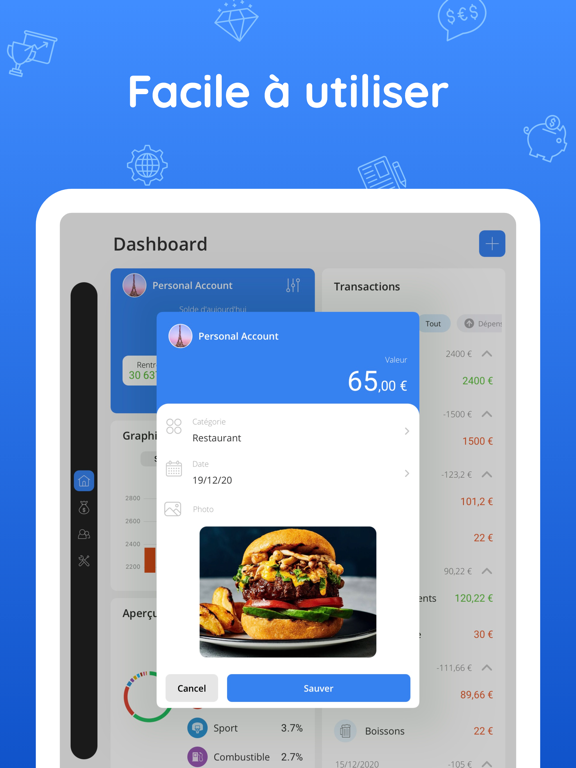 Screenshot #6 pour Moneyboard - Budget & Dépenses