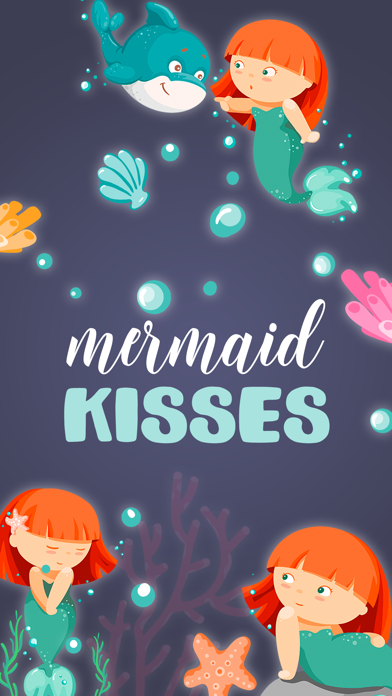 Mermaid Kisses Emojis Stickersのおすすめ画像1